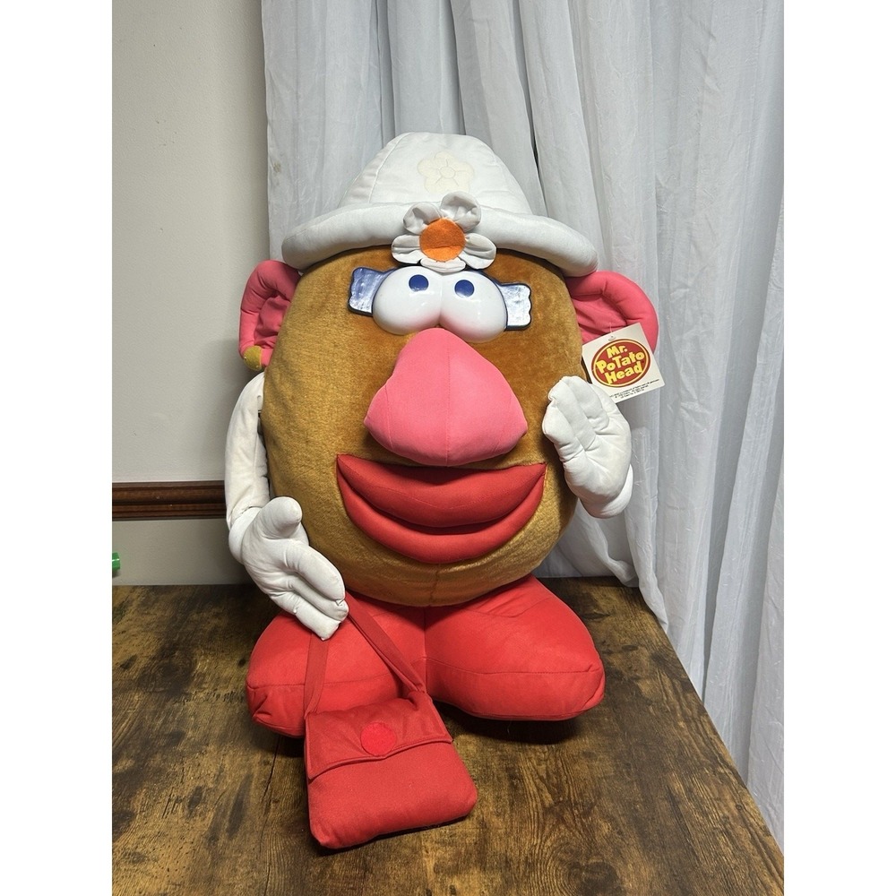 1998 Mrs. Potato Head 28" Jumbo Plush Toy Nanco Hasbro VTG Rare 90s Nostalgia